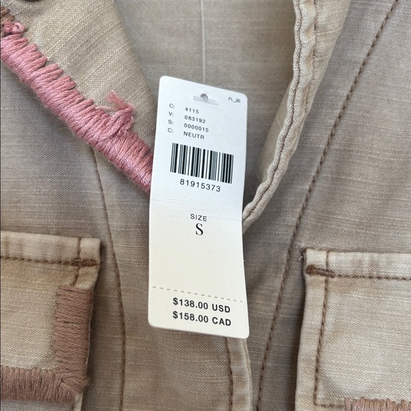 :Price Firm: NWT Anthropologie Pilcro Cropped Utility Jacket - Picture 4 of 11